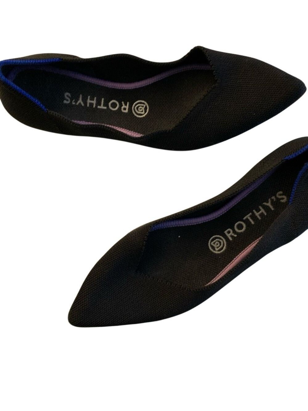 Rothy's The Point Flats black women's size 8.5